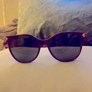 Maroon Dolce & Gabbana glass frames